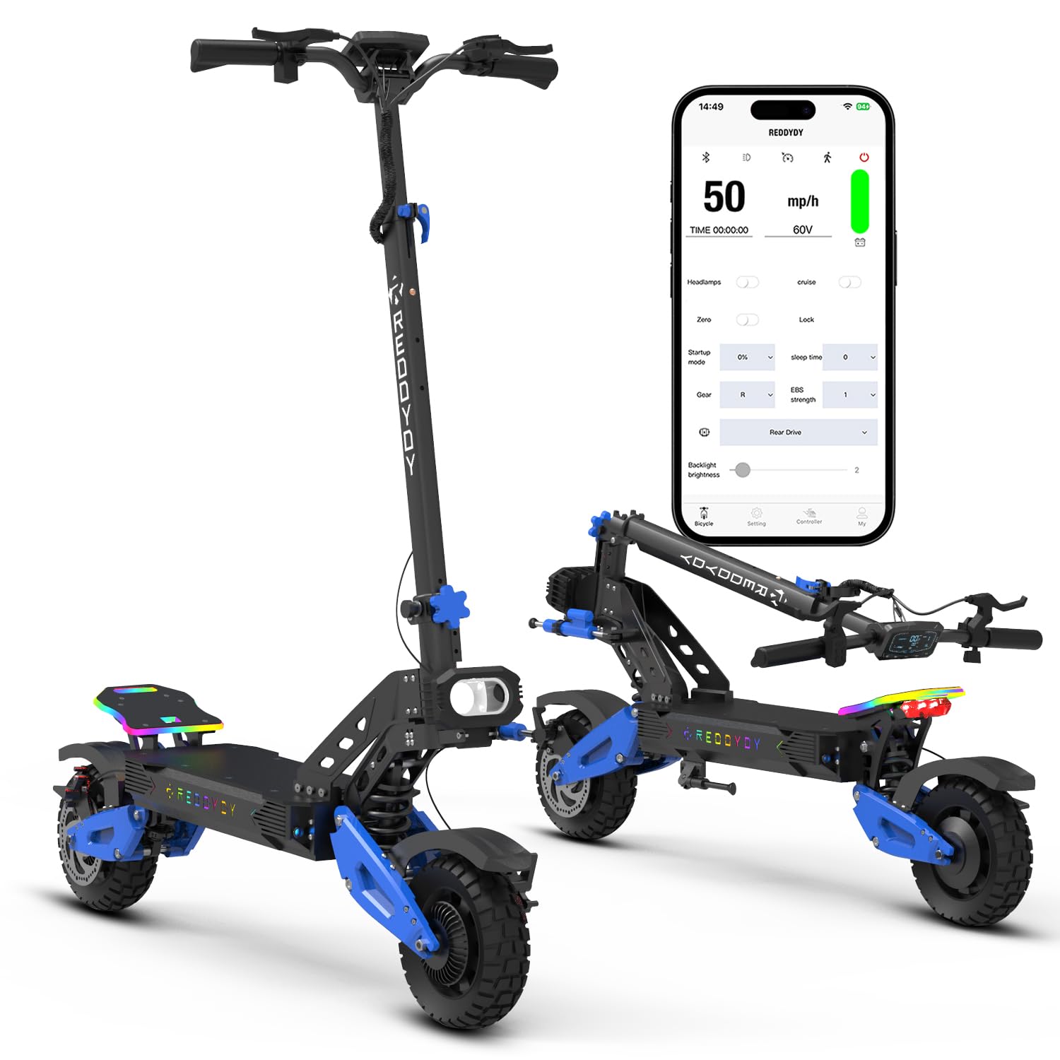 Amazon.com : REDDYDY RD2 Off-Road Electric Scooter for Adults